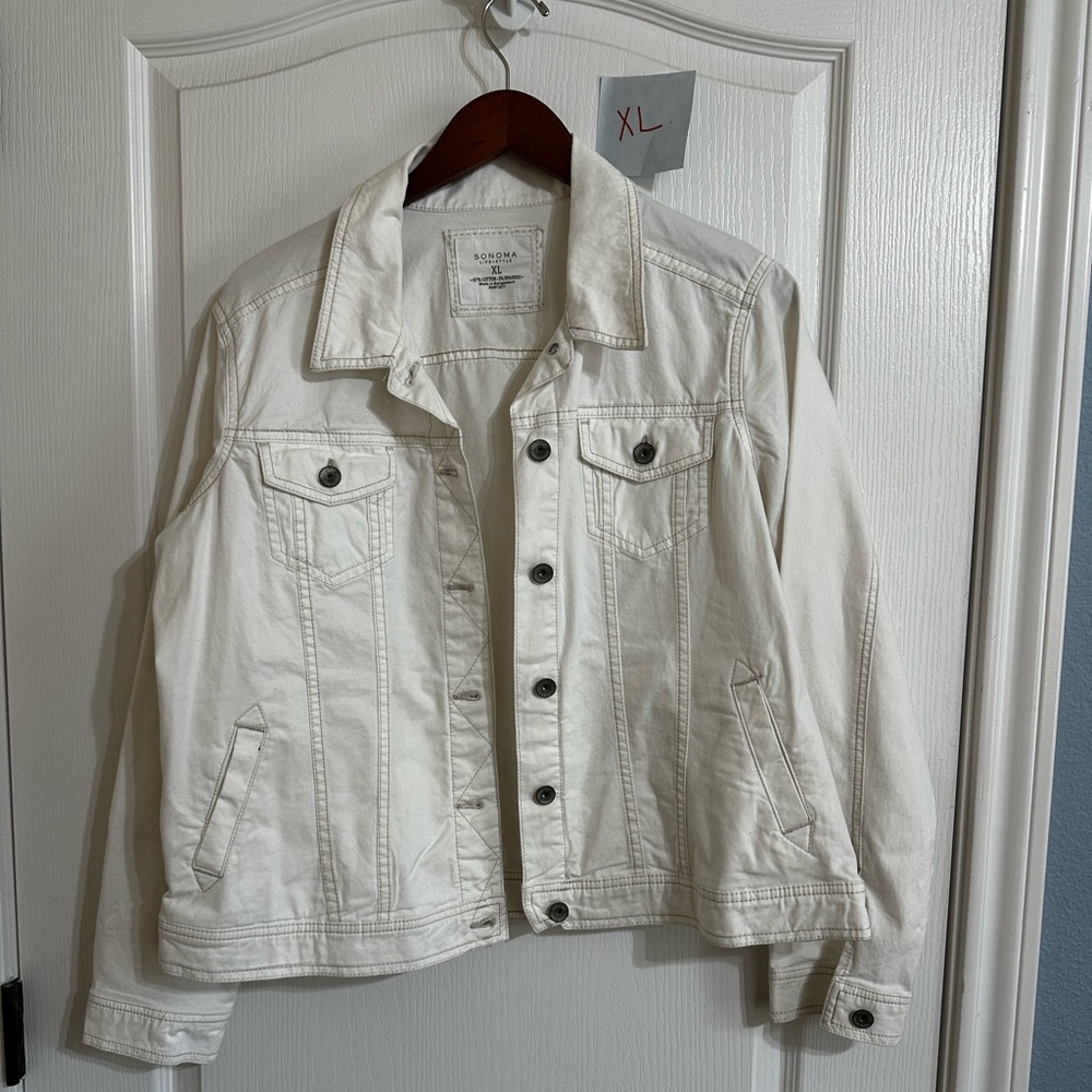 Universal Thread Cream Jean Jacket